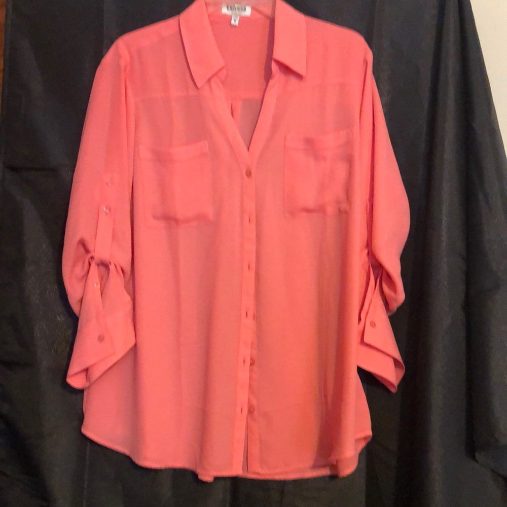 Express XL Button Up Blouse!
